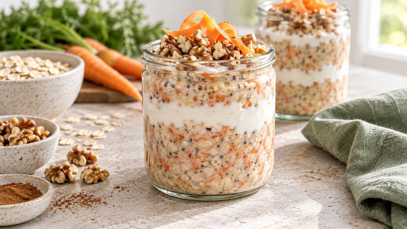 Carrot Cake Overnight Oats