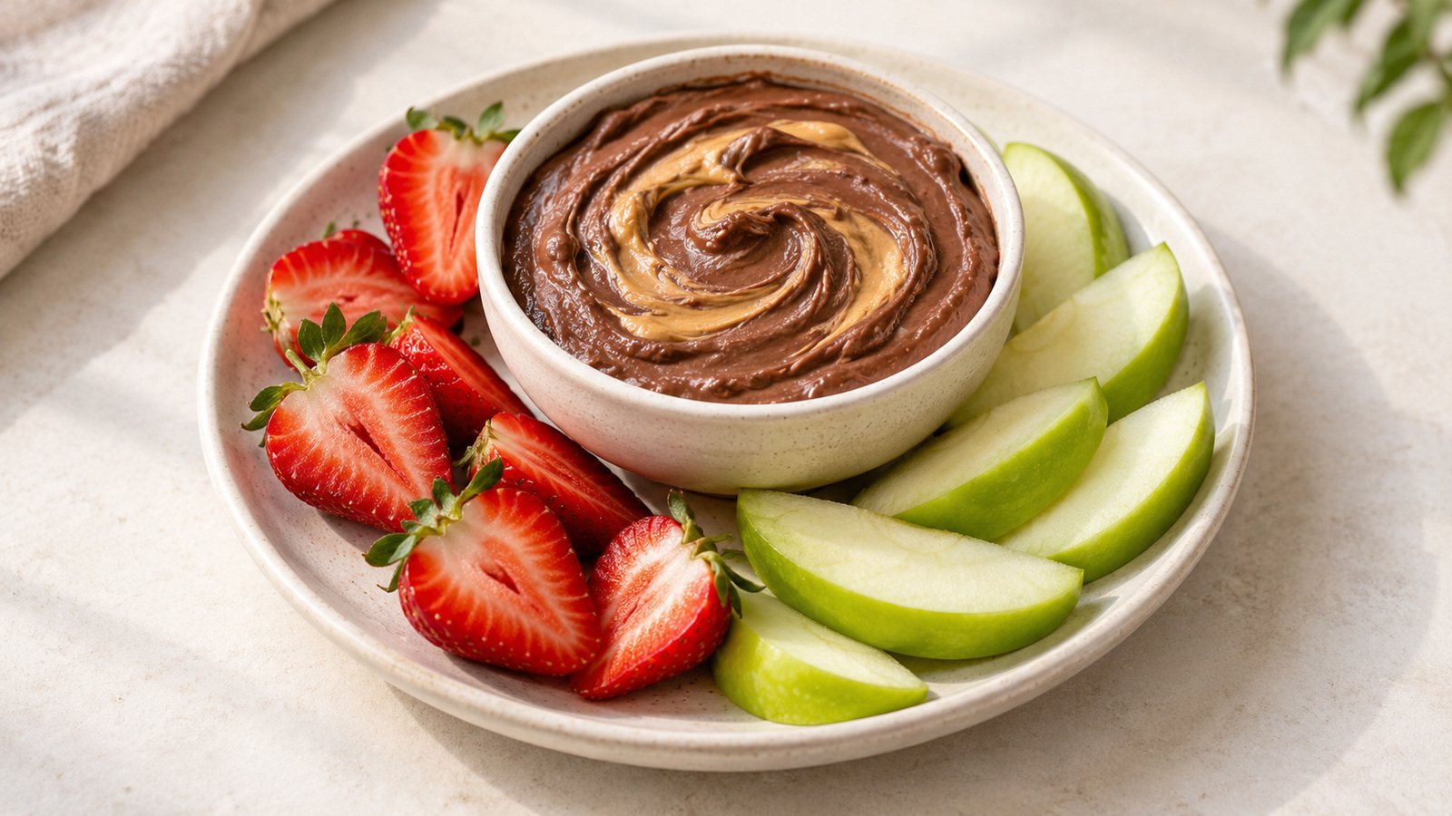 Cocoa Peanut Butter Yogurt Dip