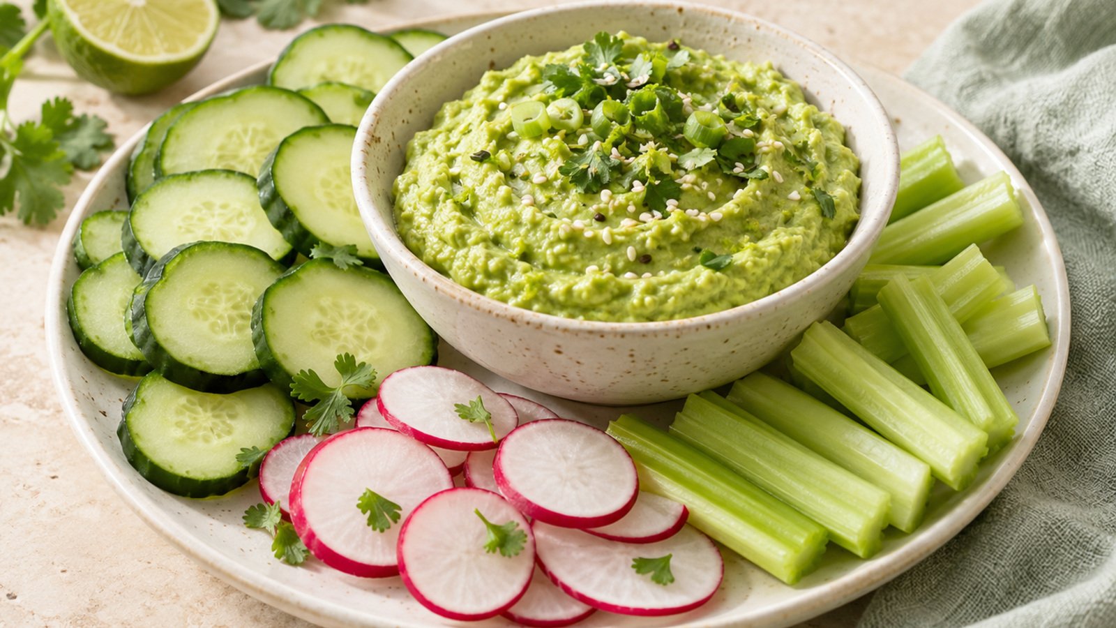Edamame Avocado Dip