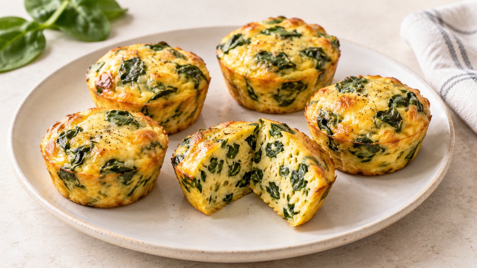 Egg & Spinach Muffins