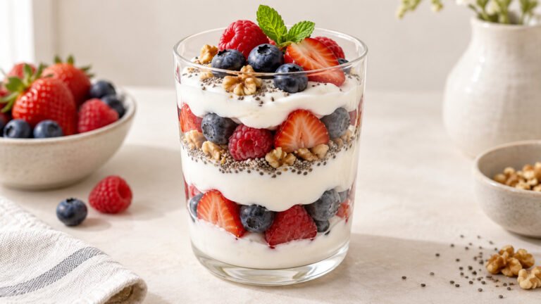 Greek Yogurt Parfait with Berries