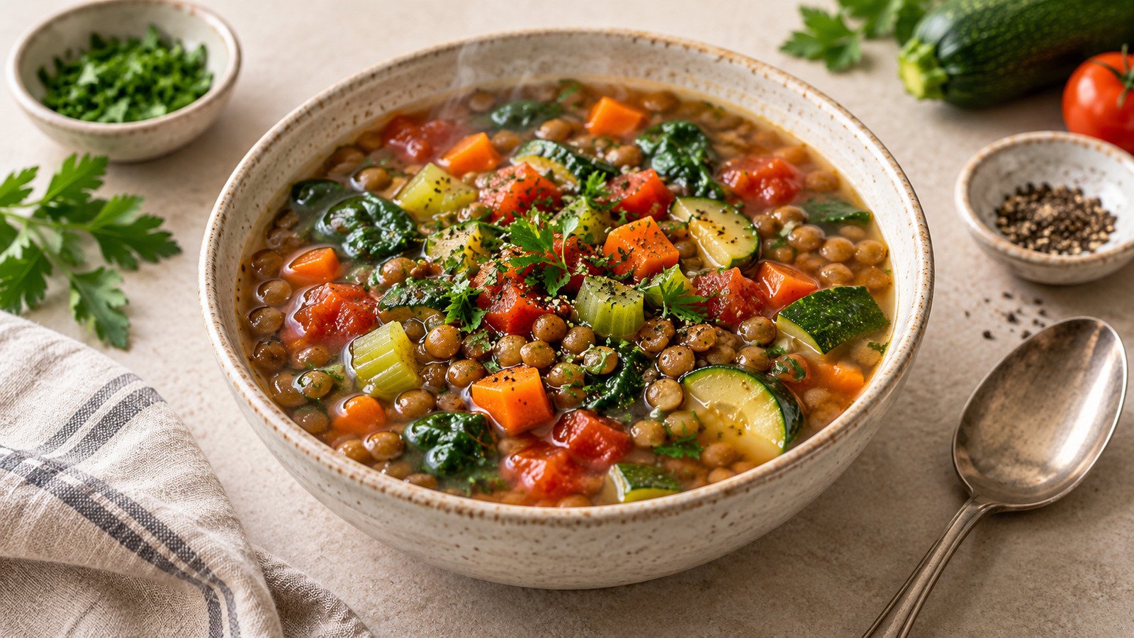 Lentil Vegetable Soup