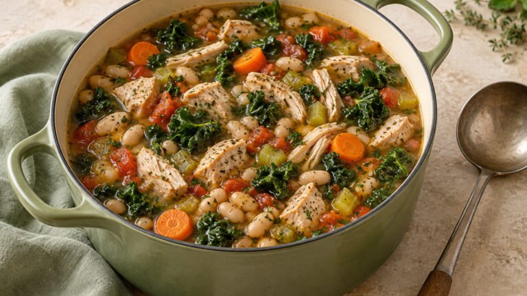 One-Pot White Bean Chicken Stew