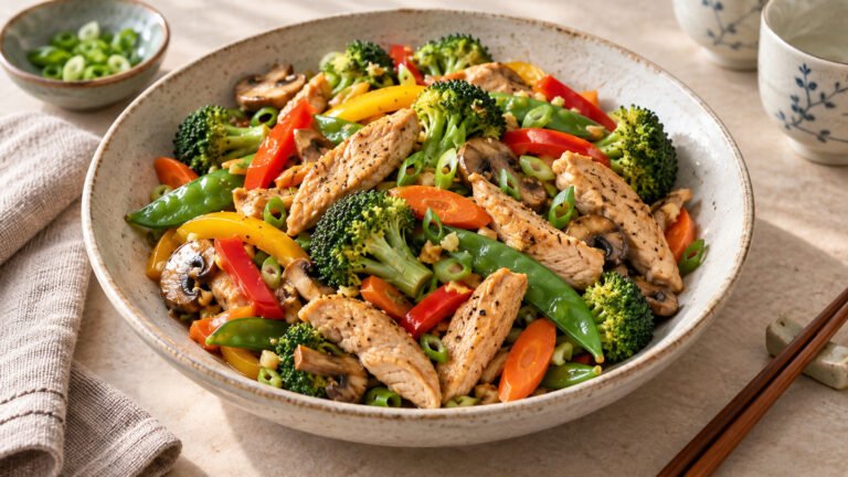 Turkey Stir-Fry with Veggies