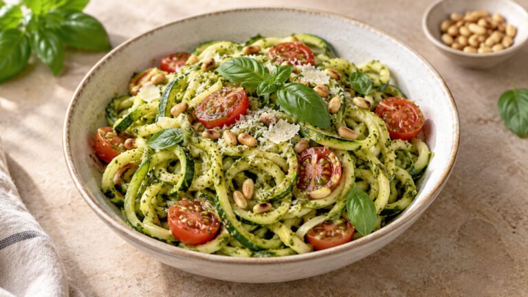 Zucchini Noodles with Pesto
